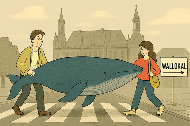 Walhelfer im Einsatz