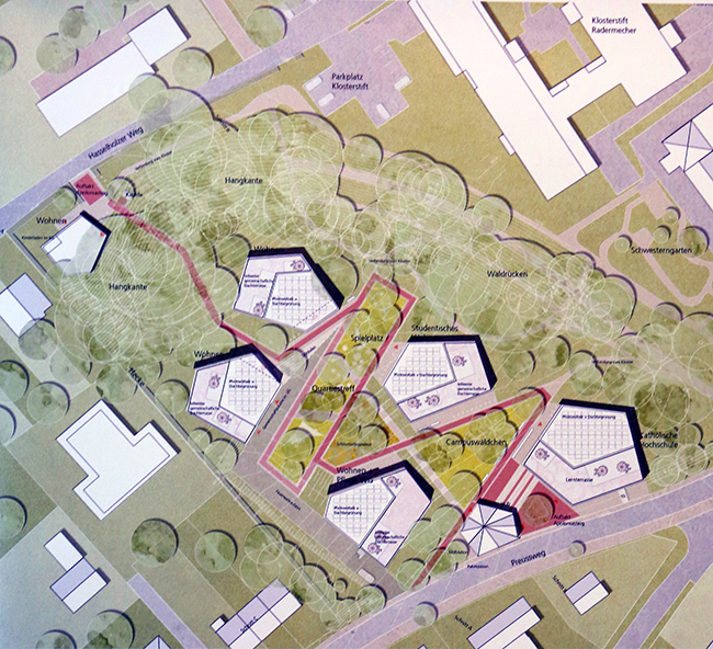 Kloster Presuweg Neubaupl&auml;ne