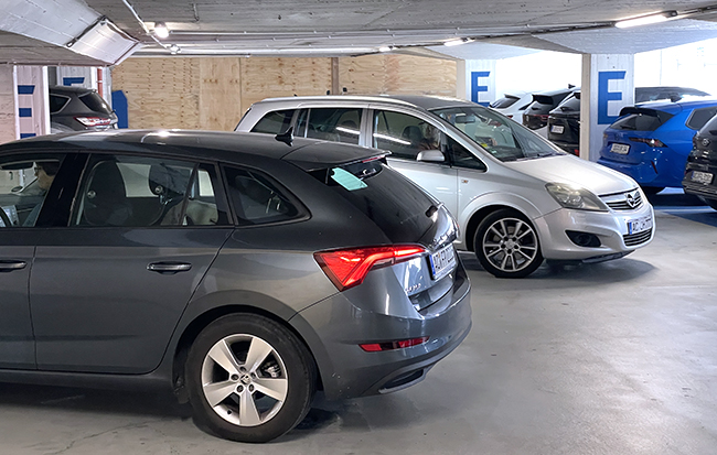 Parkhaus Wirichsbongardstra&szlig;e Bretterzaun