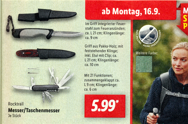 Lidl Messer