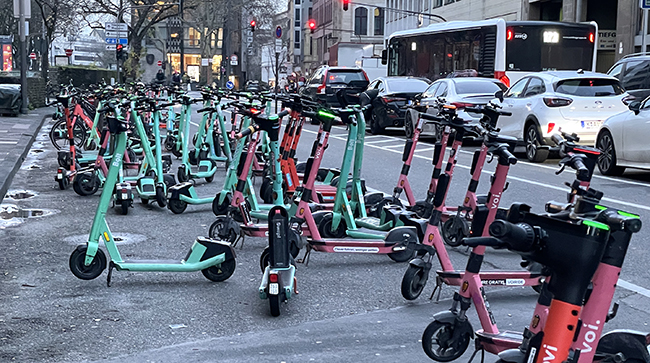 E-Scooter Parkplatz Köln