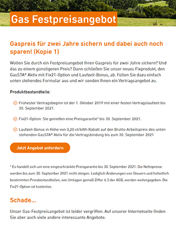 Ulrich Simons - Stawag Gas-Festpreis